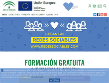 Tablet Screenshot of andaluciacompromisodigital.org